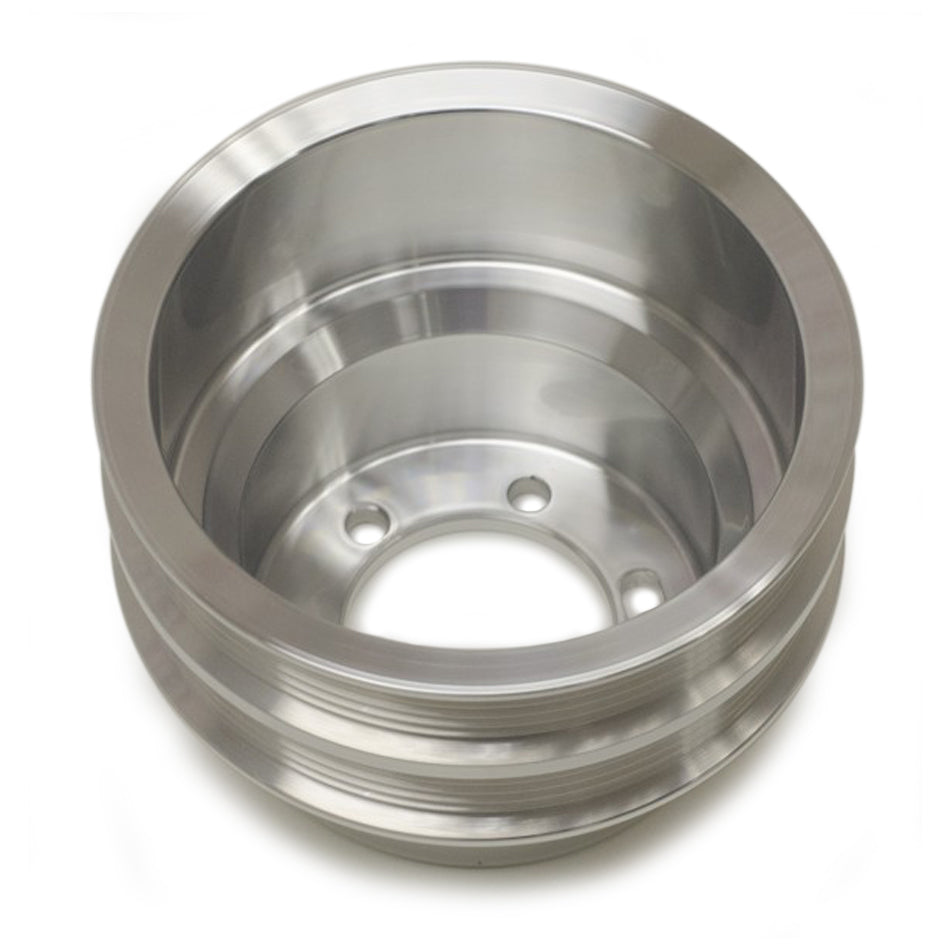 March Performance Crank Pulley Dual Serp Polished Mopar SB/BB MPP10306