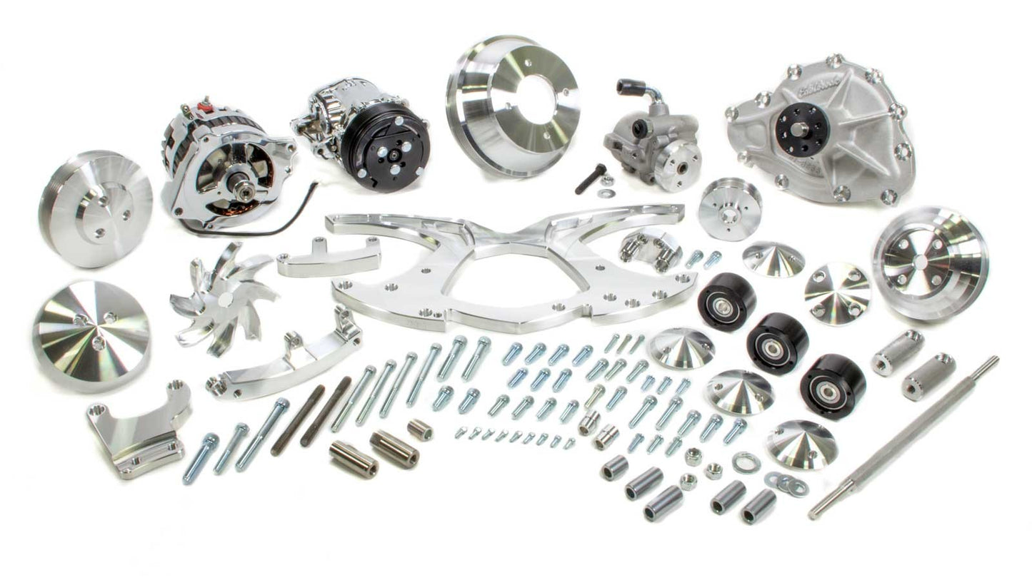 March Performance 70-up Firebird Style Trk System Alt A/C P/S W/P MPP13135
