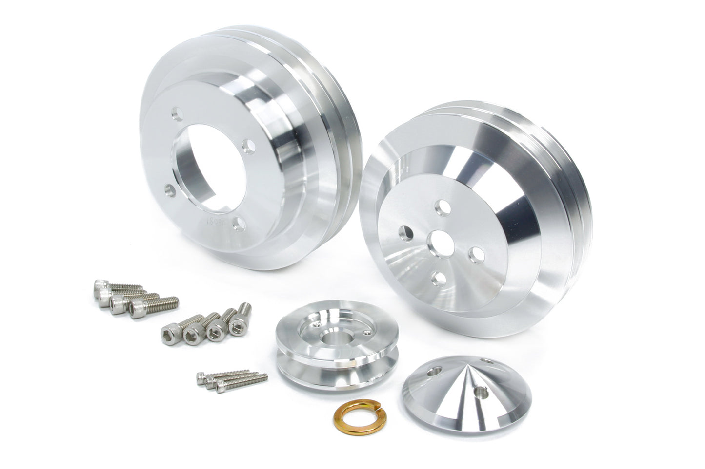 March Performance Olds 350/455 2V 3PC Hi Flow Pulley Kit MPP16083
