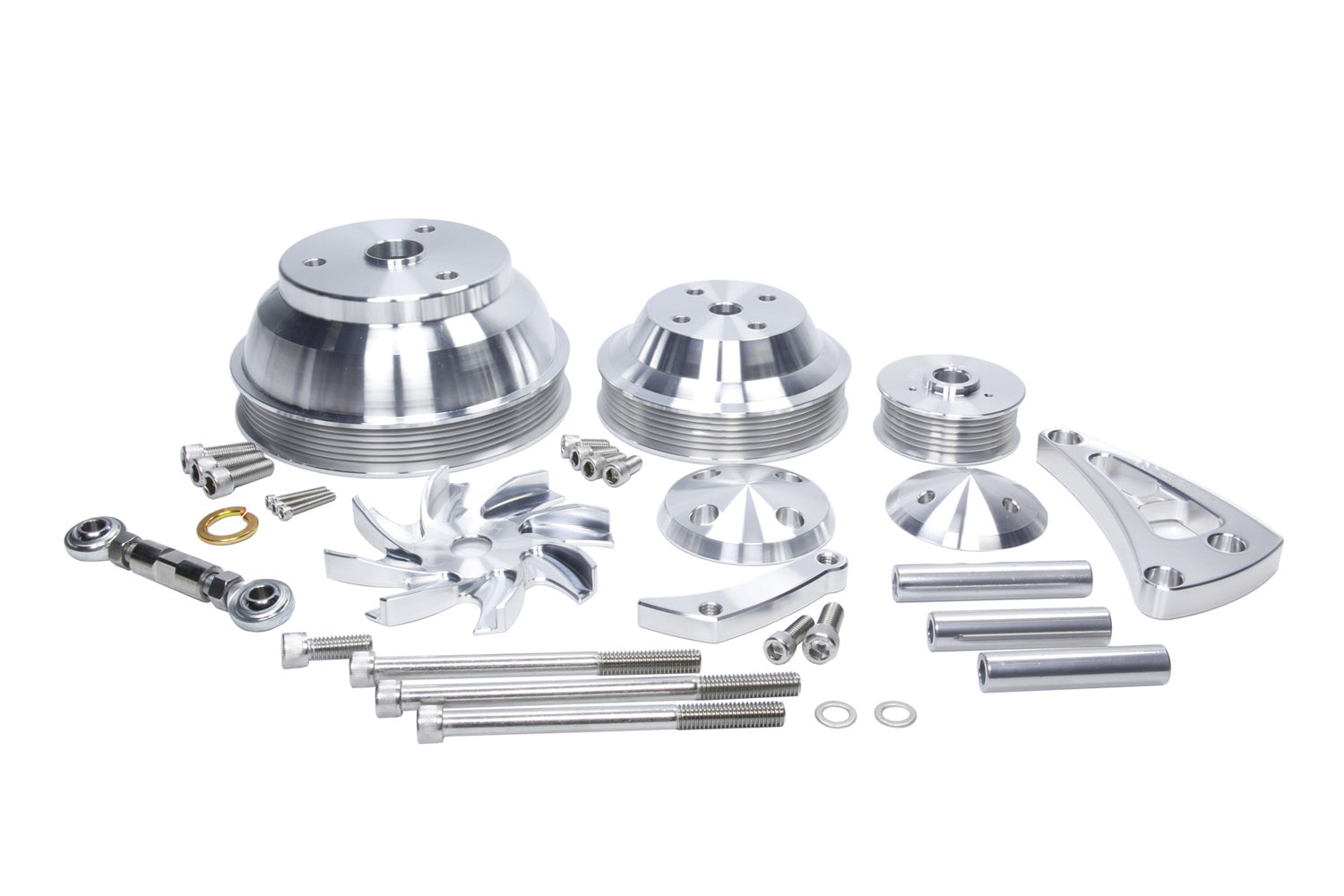 March Performance GM SB LWP ALT MID Mount Hi Flow Pulley Kit MPP22043