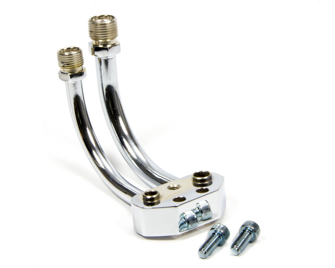 March Performance A/C Line Manifold Chrome MPP418-06