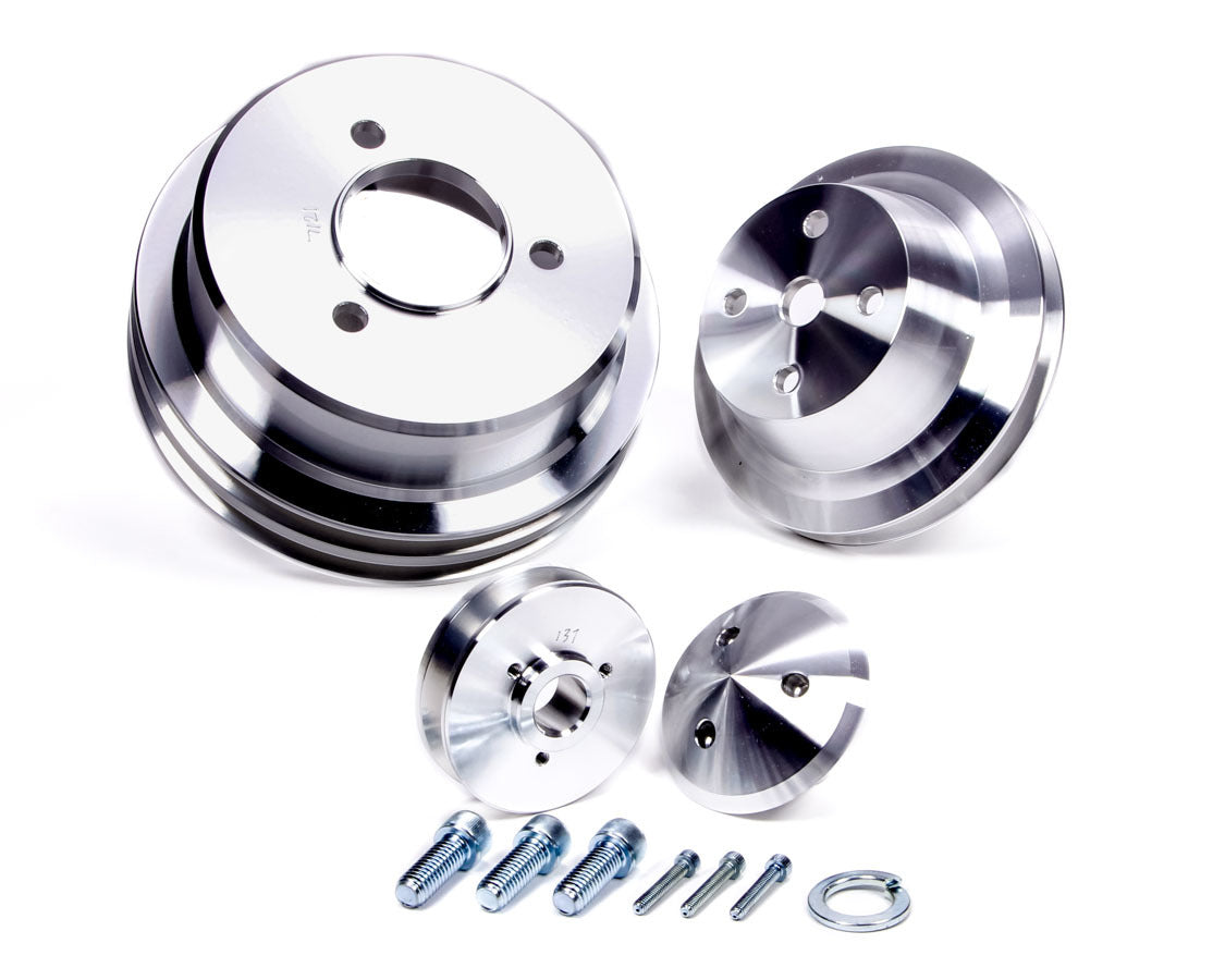 March Performance BB Chevy V-Belt Pulleys LWP MPP7115