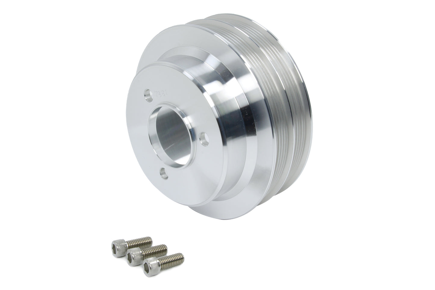 March Performance BBC Crank Pulley Natural Serpentine MPP7331