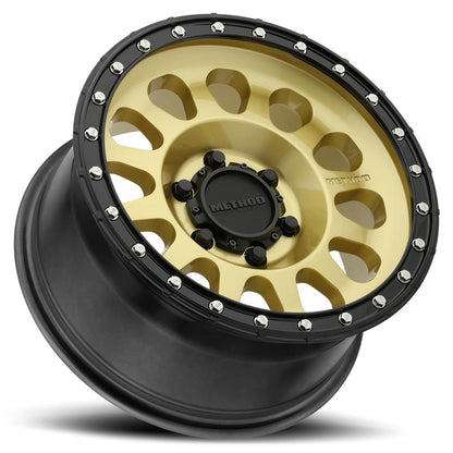Method Race Wheels MR315 Wheel Gold / Black Street Loc 18x9 +18 8x180