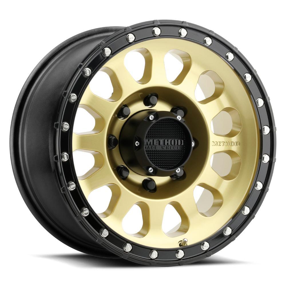 Method Race Wheels MR315 Wheel Gold / Black Street Loc 17x8.5 0 6x120