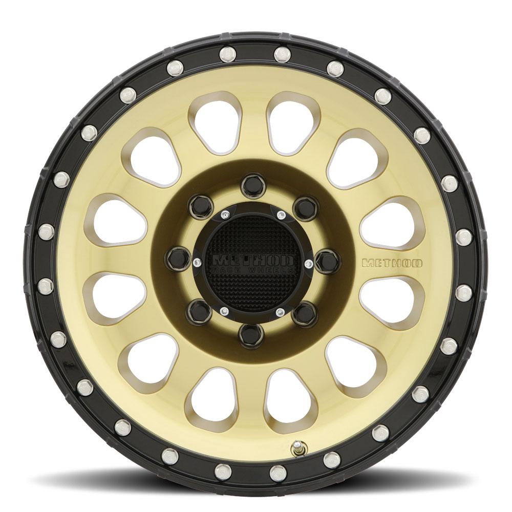 Method Race Wheels MR315 Wheel Gold / Black Street Loc 18x9 +18 8x180