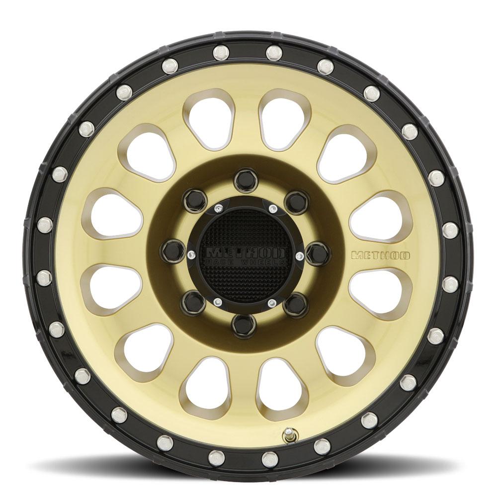 Method Race Wheels MR315 Wheel Gold / Black Street Loc 18x9 +18 8x170