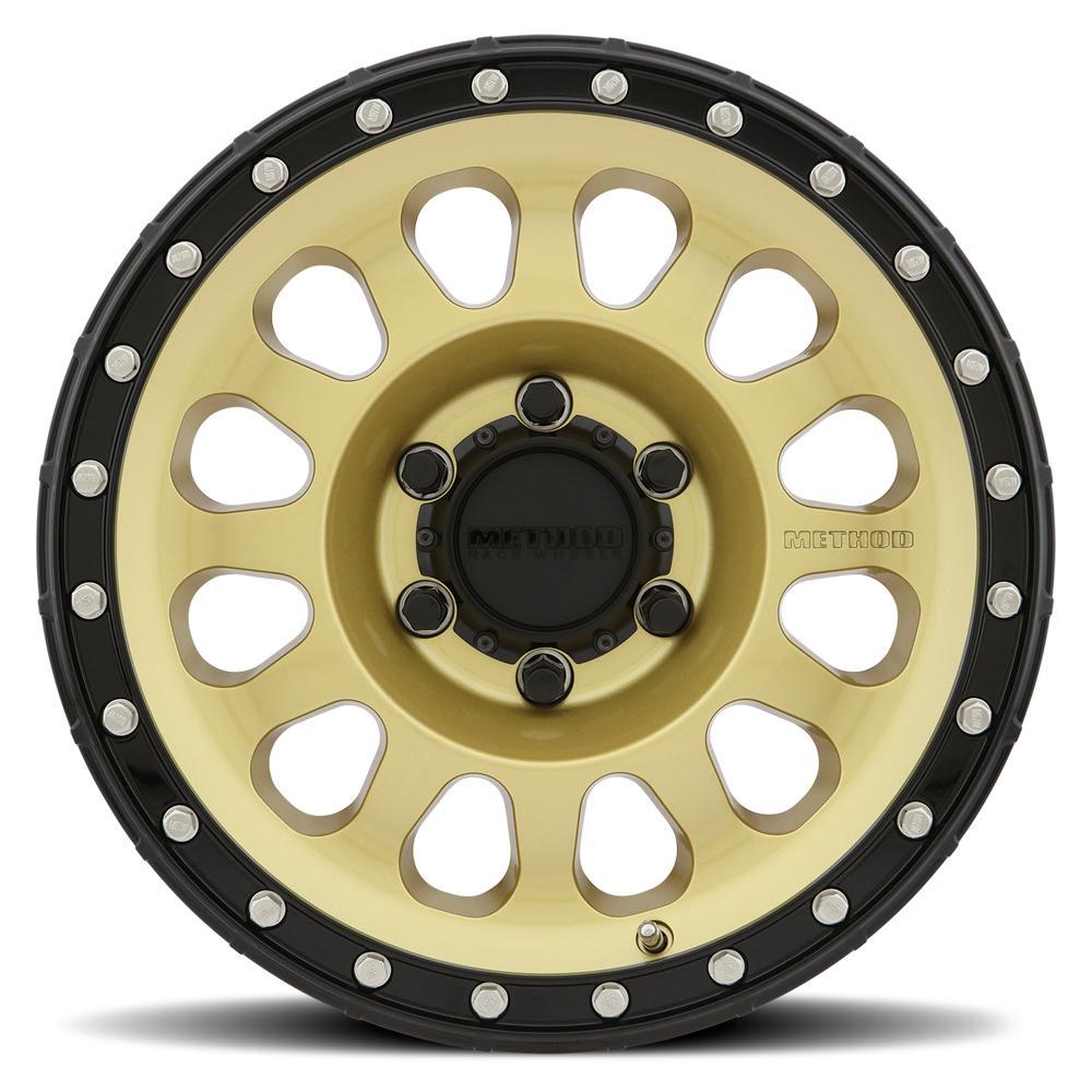 Method Race Wheels MR315 Wheel Gold / Black Street Loc 17x8.5 0 8x6.5