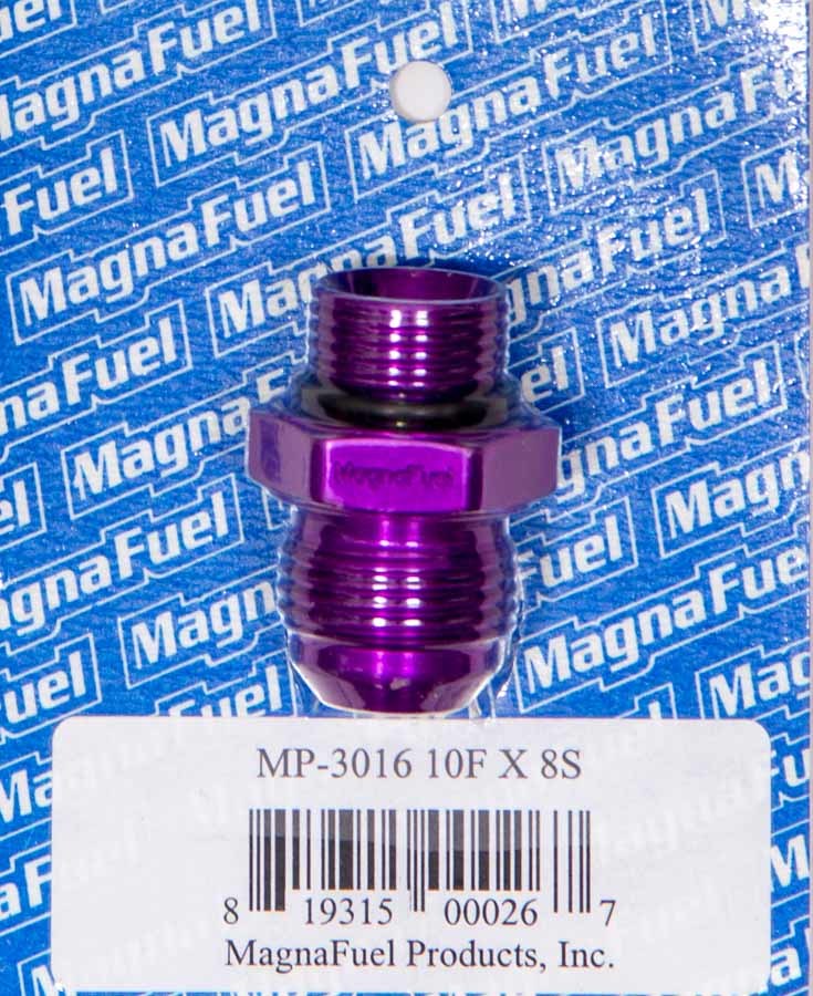 Magnafuel/Magnaflow Fuel Systems #10 to #8 O-Ring Male Adapter Fitting MRFMP-3016