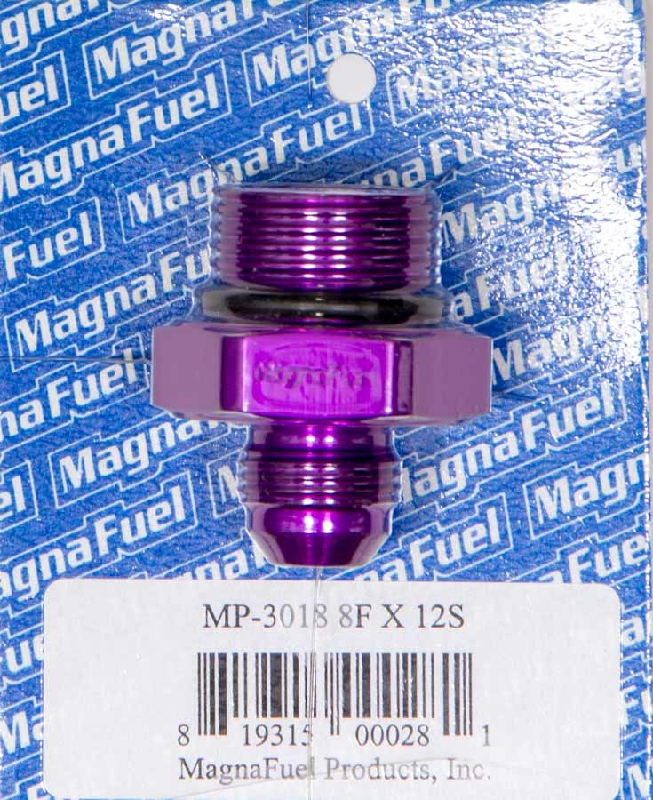 Magnafuel/Magnaflow Fuel Systems #8 to #12 O-Ring Male Adapter Fitting MRFMP-3018