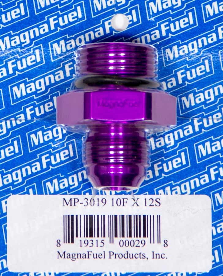 Magnafuel/Magnaflow Fuel Systems #10an Flare to #12an Port Fitting - Straight MRFMP-3019