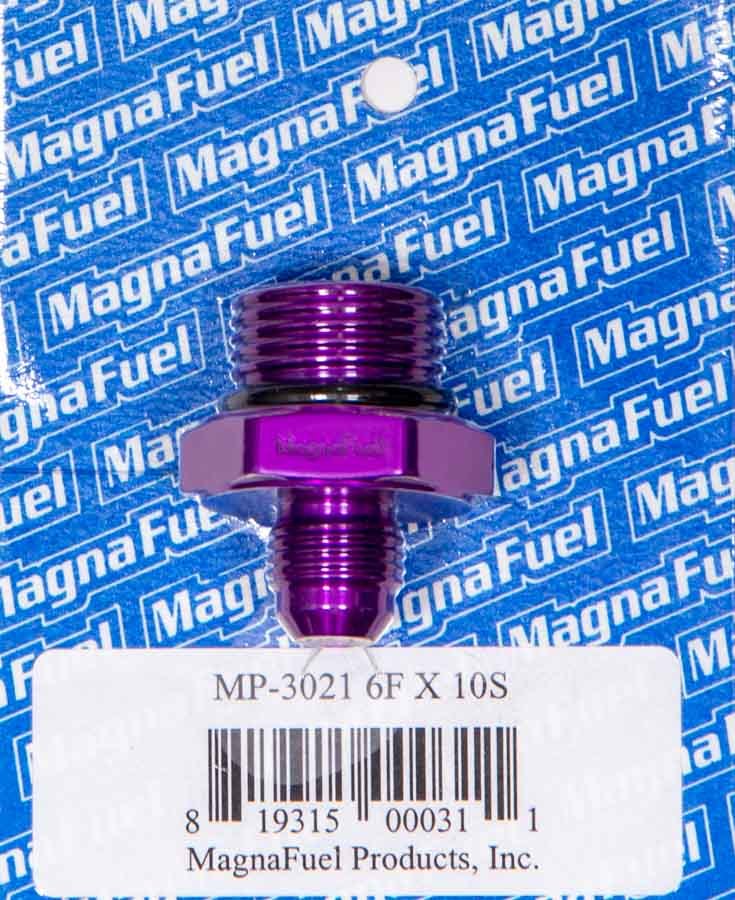 Magnafuel/Magnaflow Fuel Systems #6 to #10 O-Ring Male Adapter Fitting MRFMP-3021