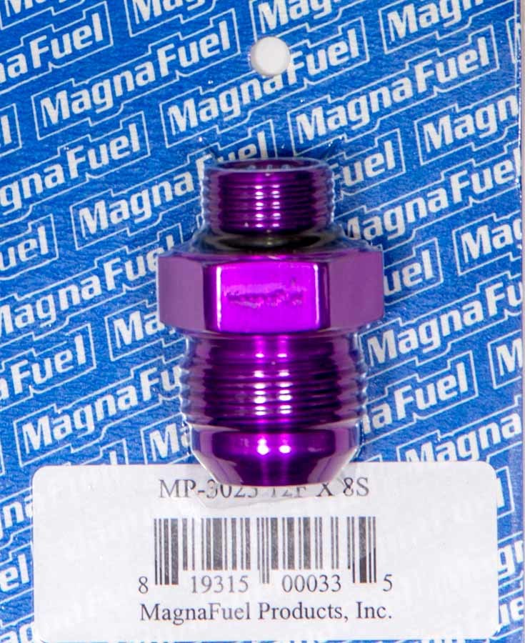 Magnafuel/Magnaflow Fuel Systems #12 to #8 O-Ring Male Adapter Fitting MRFMP-3023