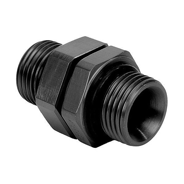 Magnafuel/Magnaflow Fuel Systems #10 Straight to 3/8npt Coupler w/Jam Nut Black MRFMP-3030-BLK