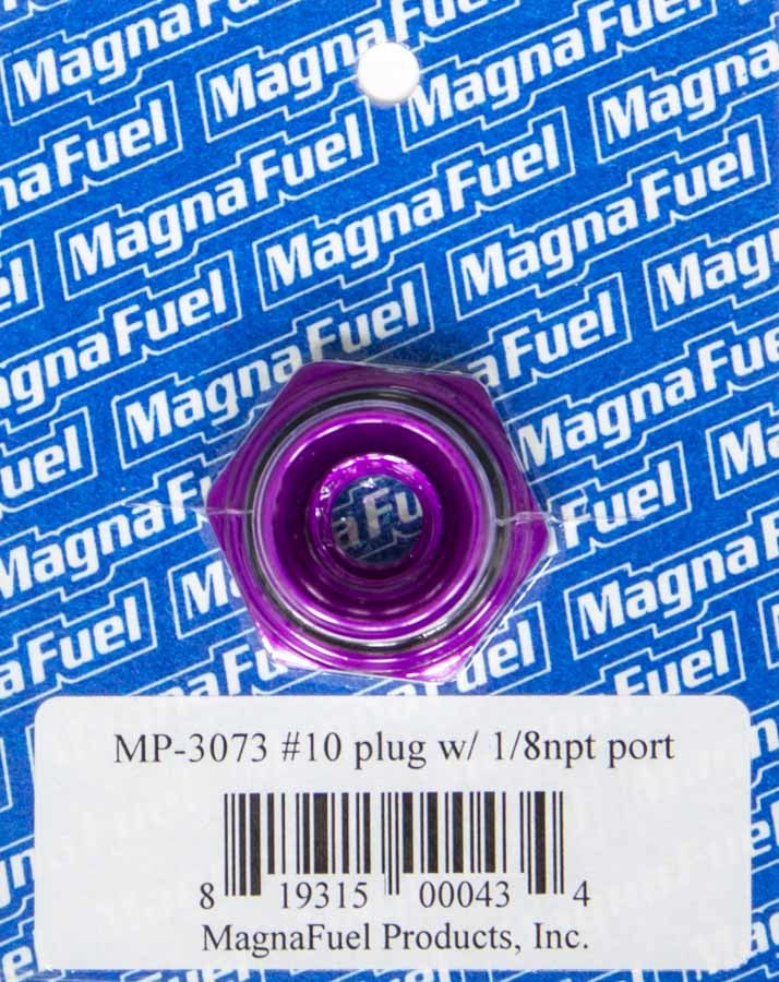 Magnafuel/Magnaflow Fuel Systems #10 O-Ring Port Plug w/1/8in NPT in Center MRFMP-3073