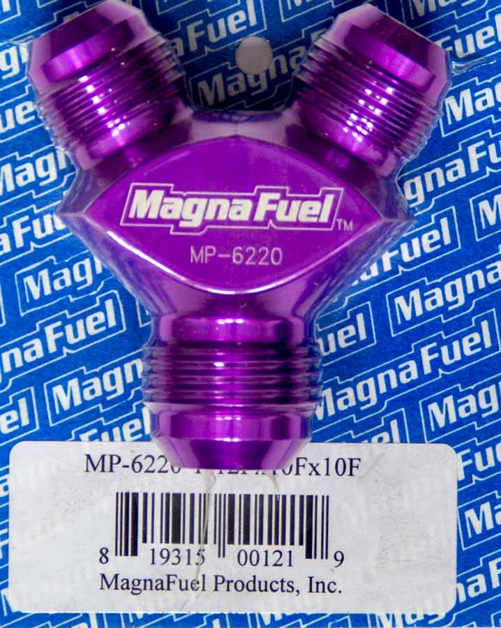 Magnafuel/Magnaflow Fuel Systems Y-Fitting - 1 #12an & 2 #10an MRFMP-6220