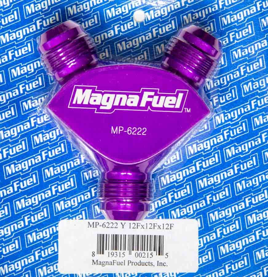 Magnafuel/Magnaflow Fuel Systems Y-Fitting - 1 #12an & 2 #12an MRFMP-6222