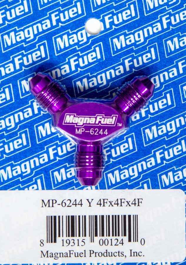 Magnafuel/Magnaflow Fuel Systems Y-Fitting - 3 #4 Male MRFMP-6244