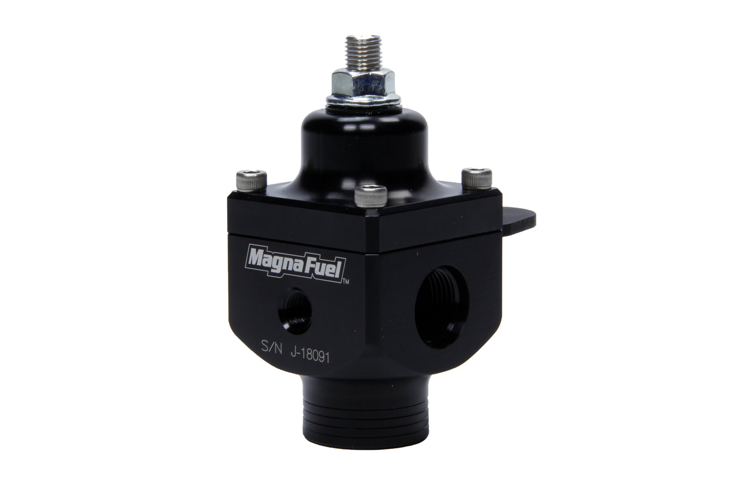 Magnafuel/Magnaflow Fuel Systems Large 2-Port Regulator - # 8 Outlets - Black MRFMP-9833-BLK