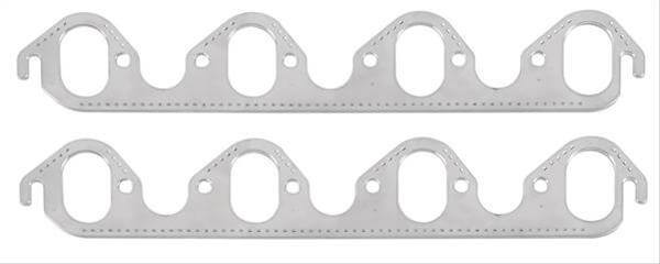 MR Gasket Alum. Exhaust Gasket Set BBF 429/460 w/Oval Port MRG7413G