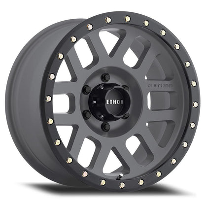 Method Race Wheels MR309 Grid Wheel Titanium / Black Street Loc 18x9 +18 5x150