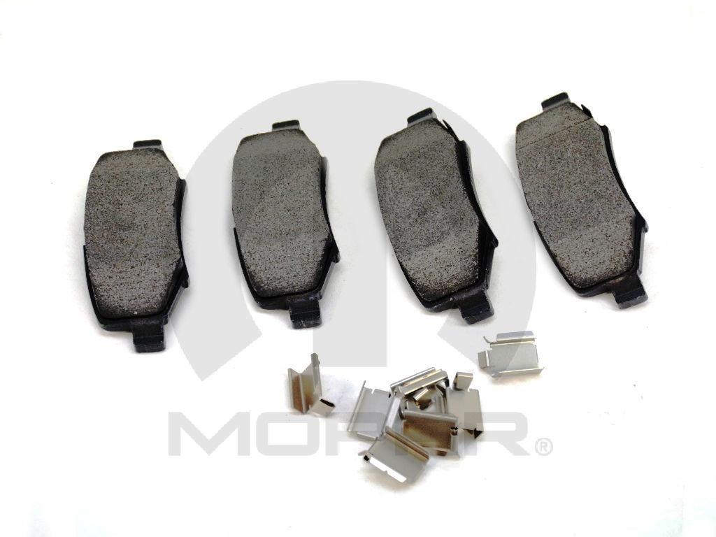 Mopar Disc Brake Pad Set  top view frsport 68003776AA