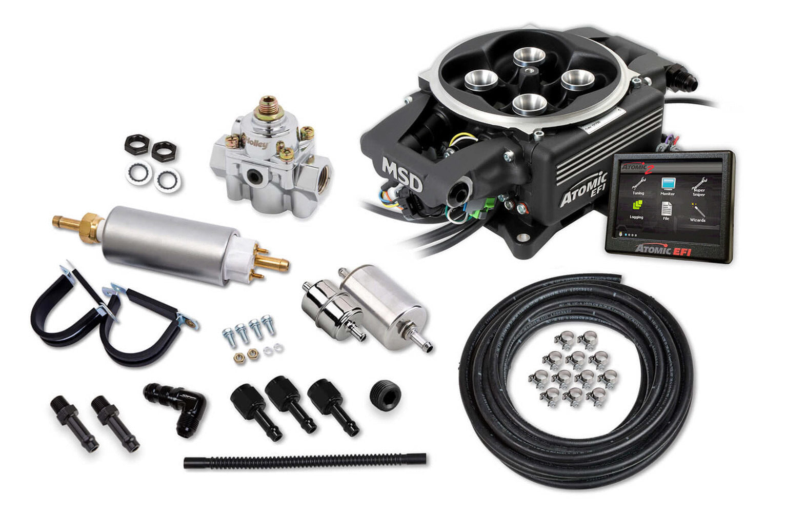 MSD Atomic 2 EFI Master Kit Black Finish MSD2900-2BK