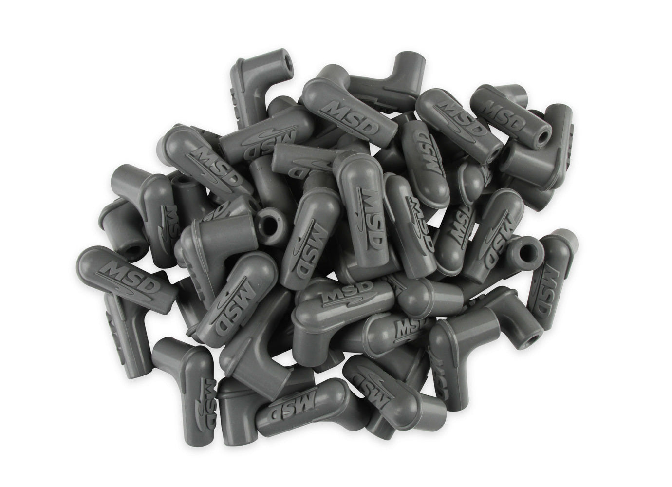 MSD 90-Deg Sprak Plug Boots 50pk - Gray MSD34514