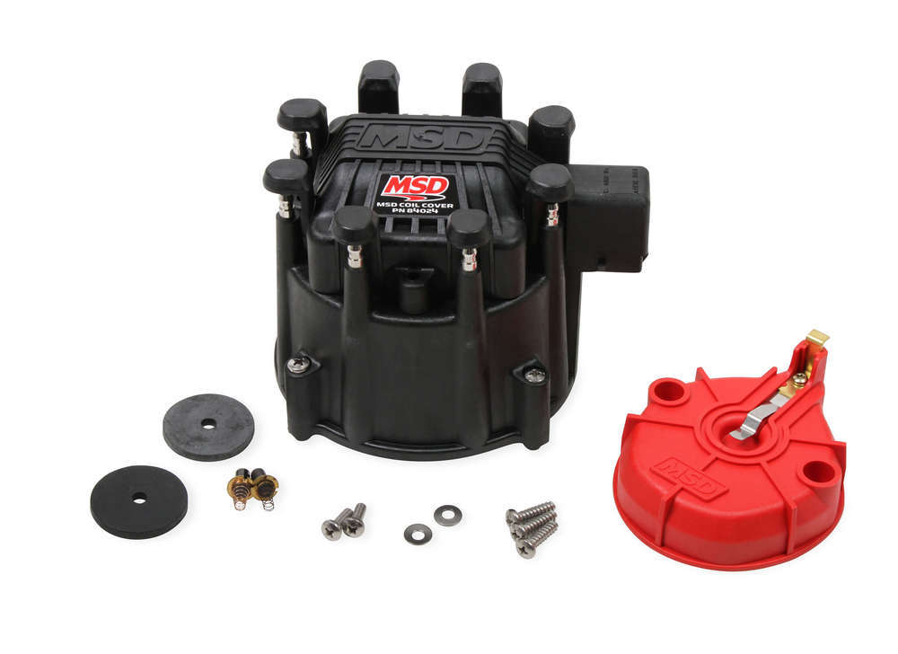 MSD Extreme Output GM HEI Cap/Rotor Kit Black MSD84025