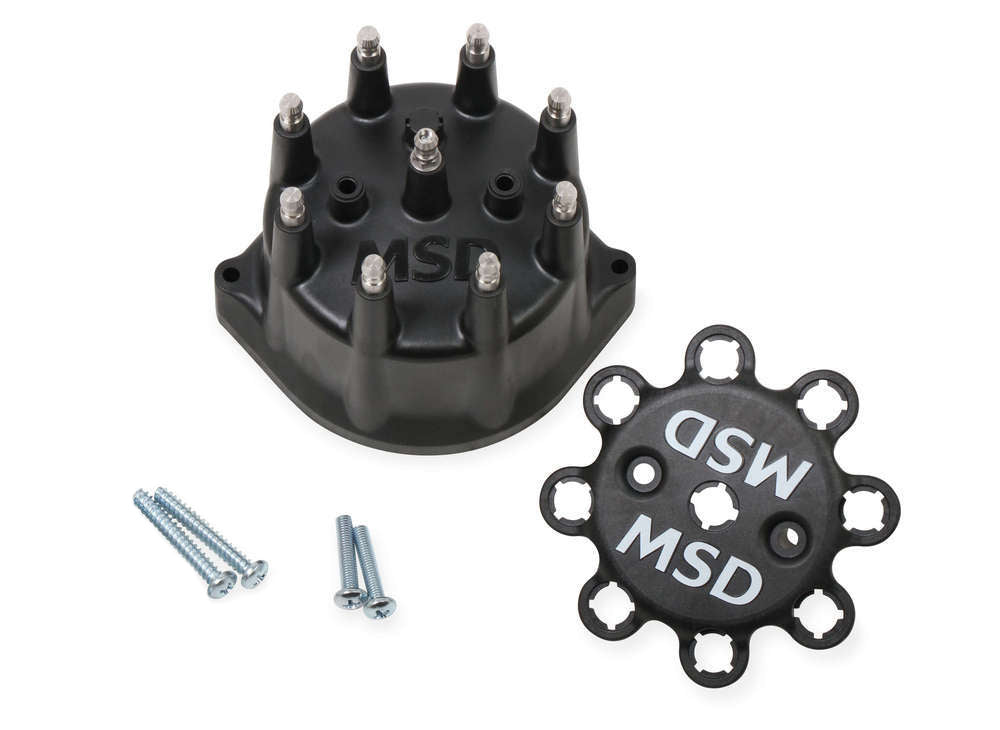 MSD Distributor Cap Marine For BBF #83507 Black MSD84318