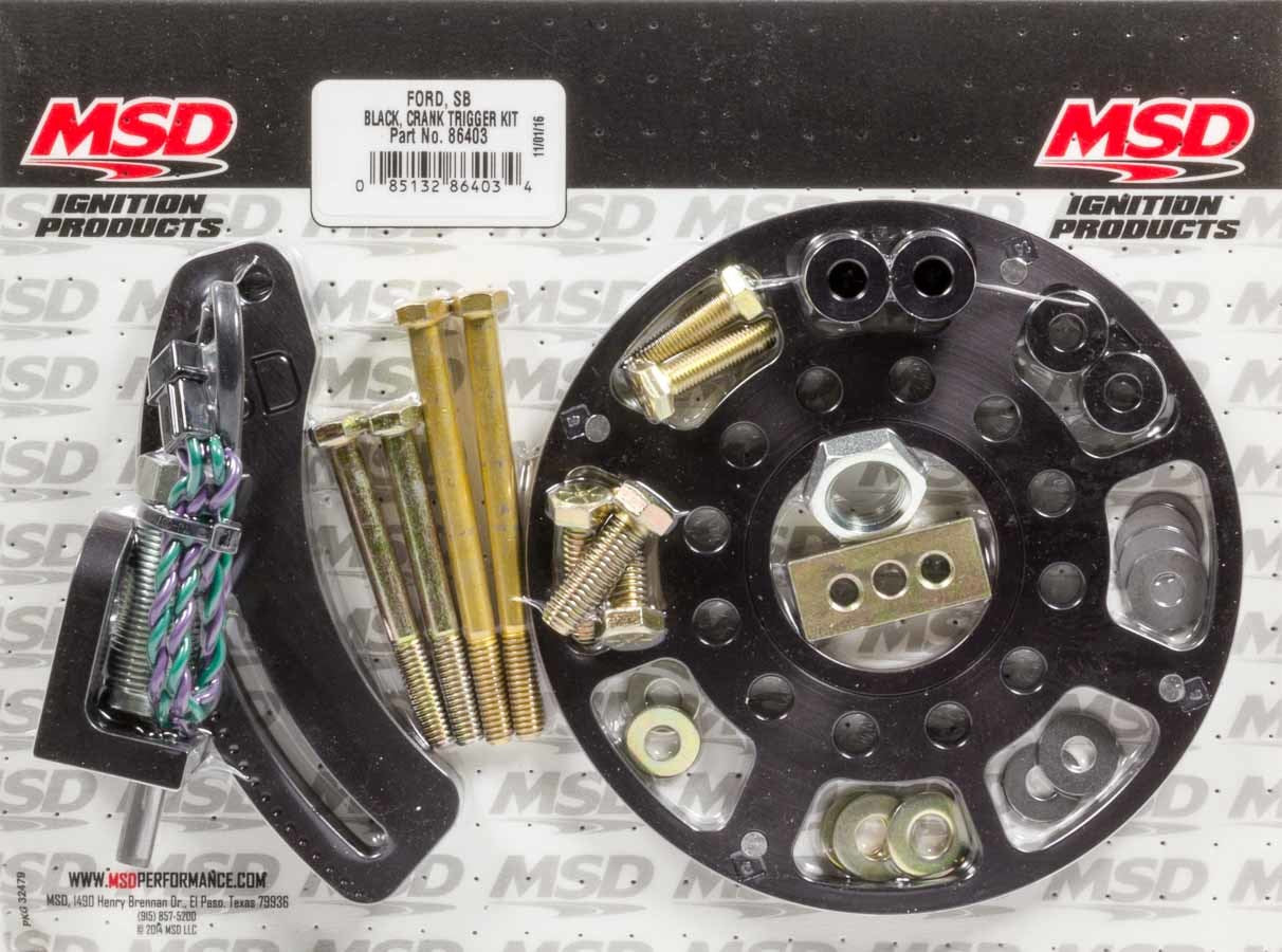 MSD SBF Crank Trigger Kit Black MSD86403