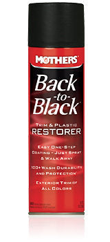 Mothers Back To Black Restorer 10oz. Aerosol MTH06110