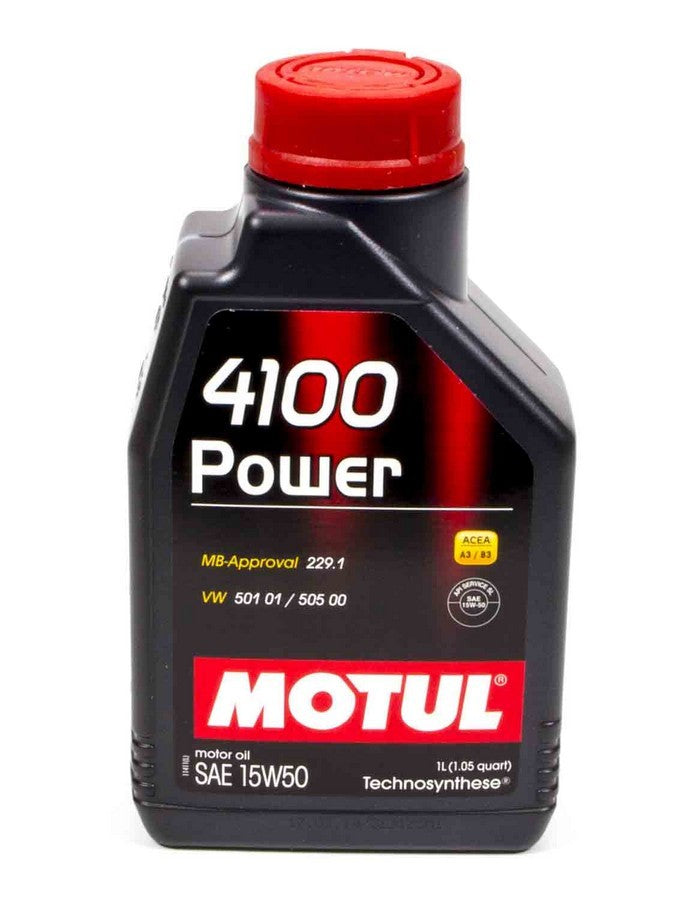 Motul 4100 Power 15W50 Oil 1 Liter MTL102773