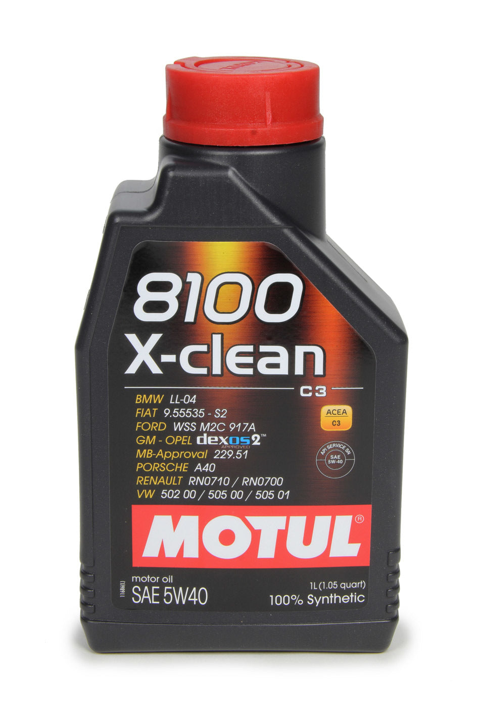 Motul 8100 X-Clean 5w40 Oil 1 Liter Dexos2 MTL102786