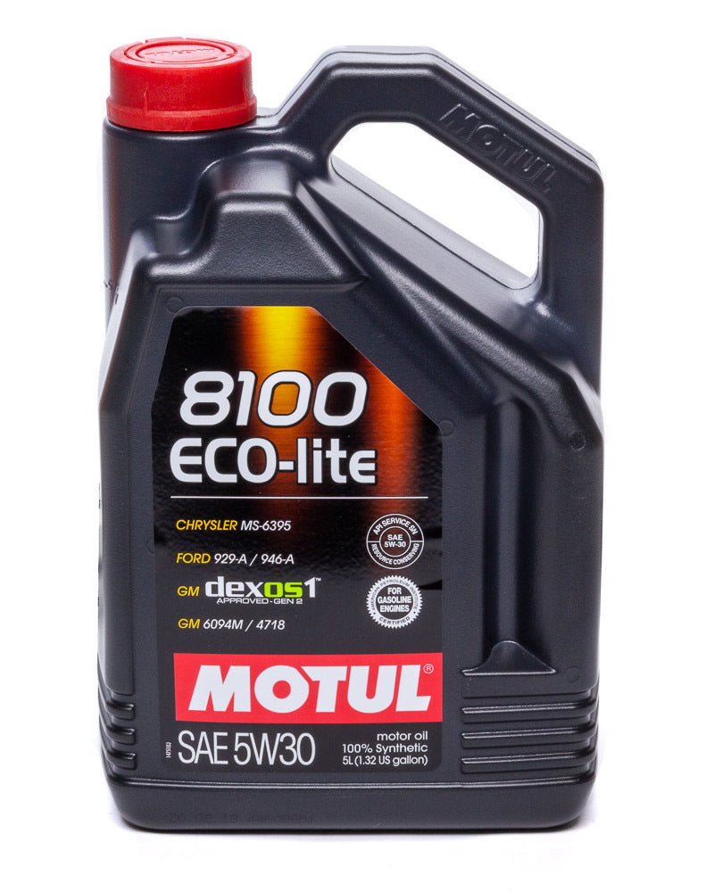 Motul 8100 Eco-Lite 5W30 5 Liter Dexos1 MTL108214