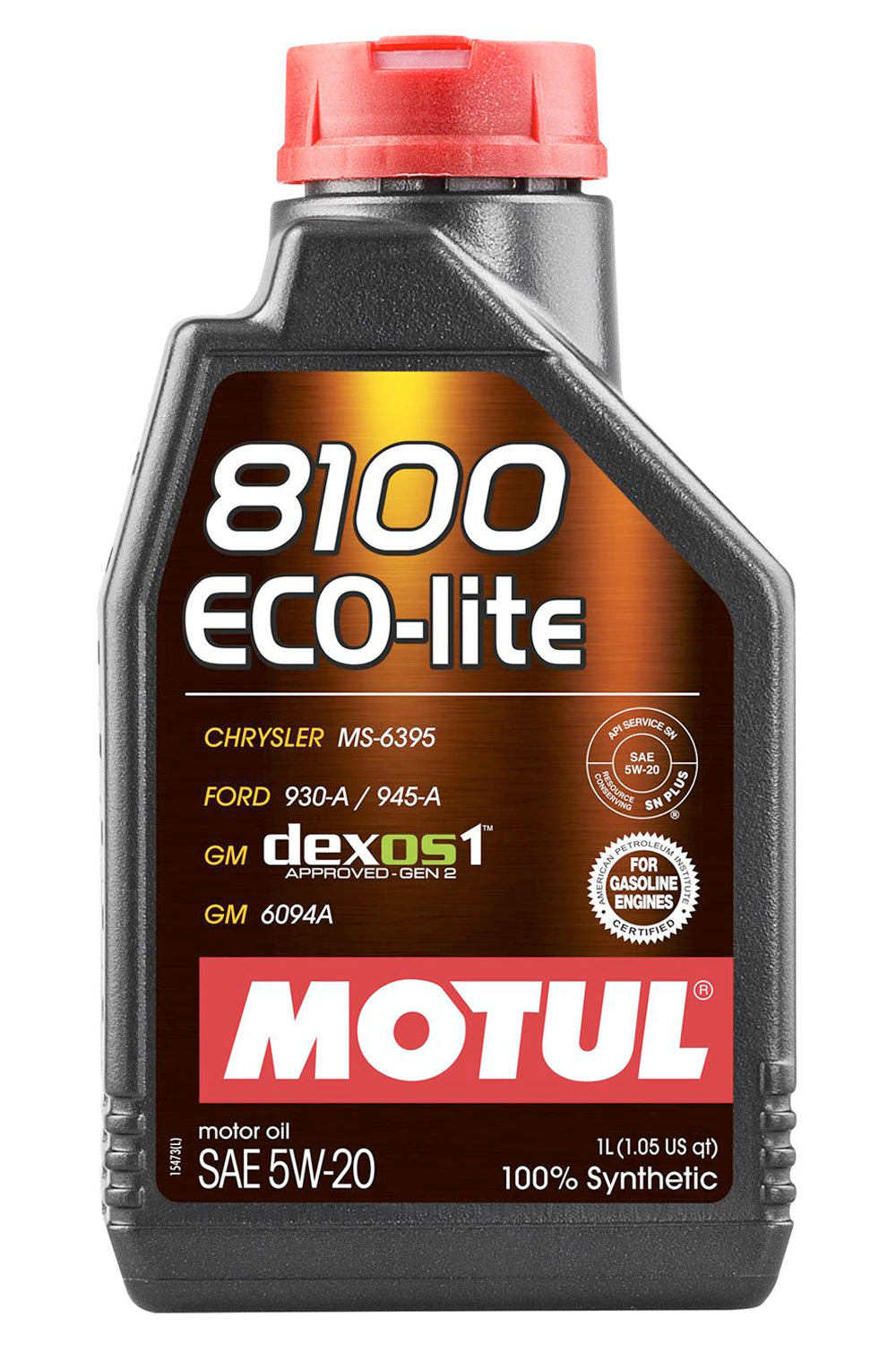 Motul 8100 5w20 Eco-Lite Oil 1 Liter MTL109102