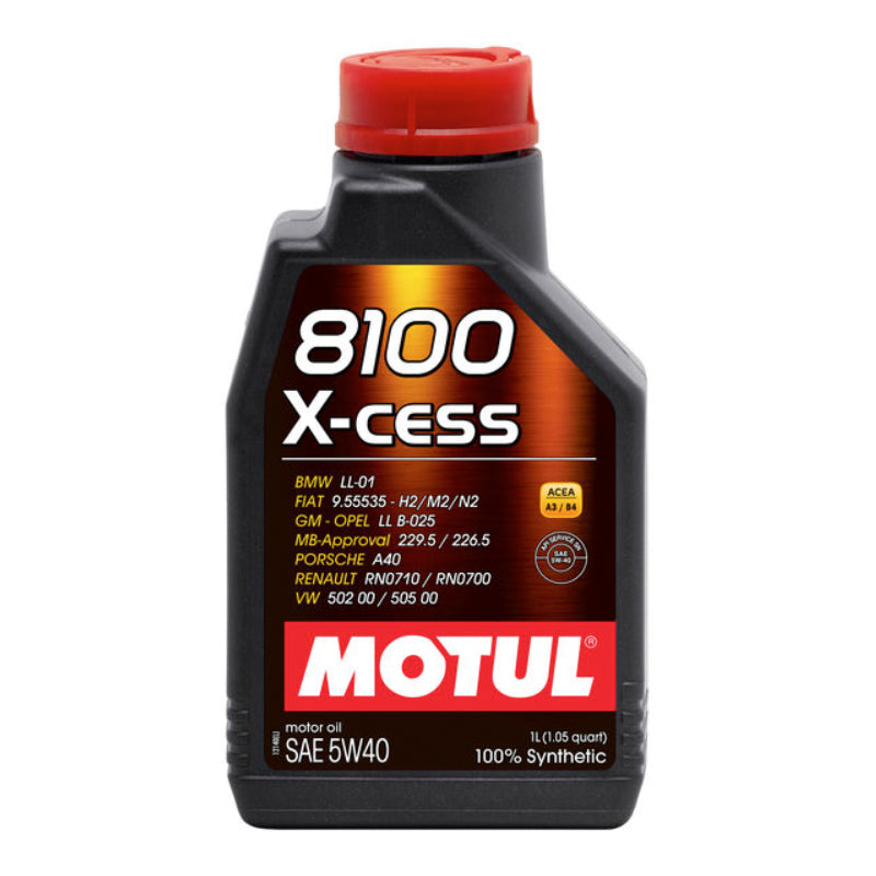 Motul 8100 X-Cess 5w40 Oil 1 Liter MTL109774