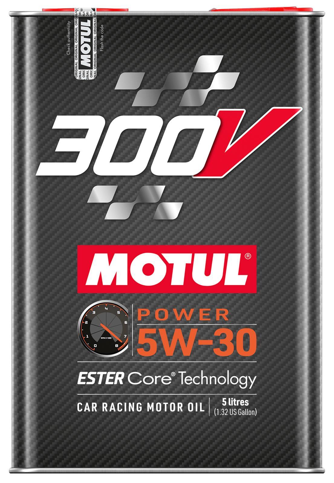 Motul 300V Power Oil 5w30 5 Liter MTL110815