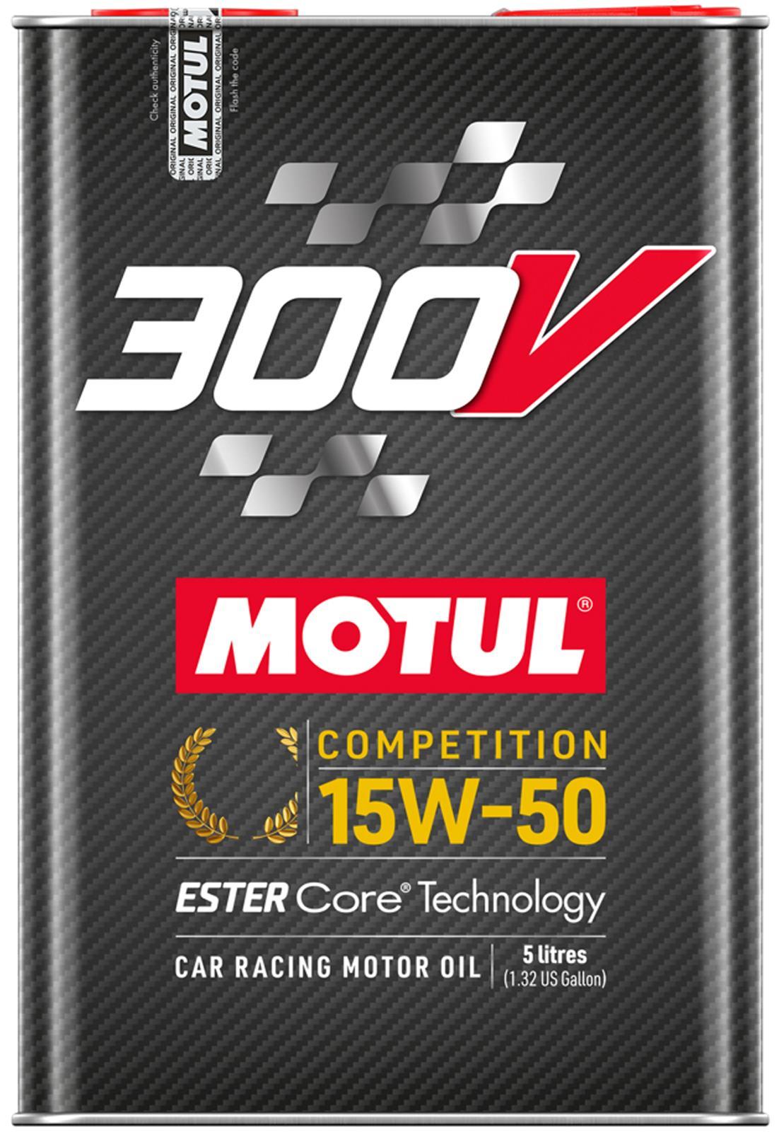 Motul 300V Competition Oil 15w50 5 Liter MTL110861