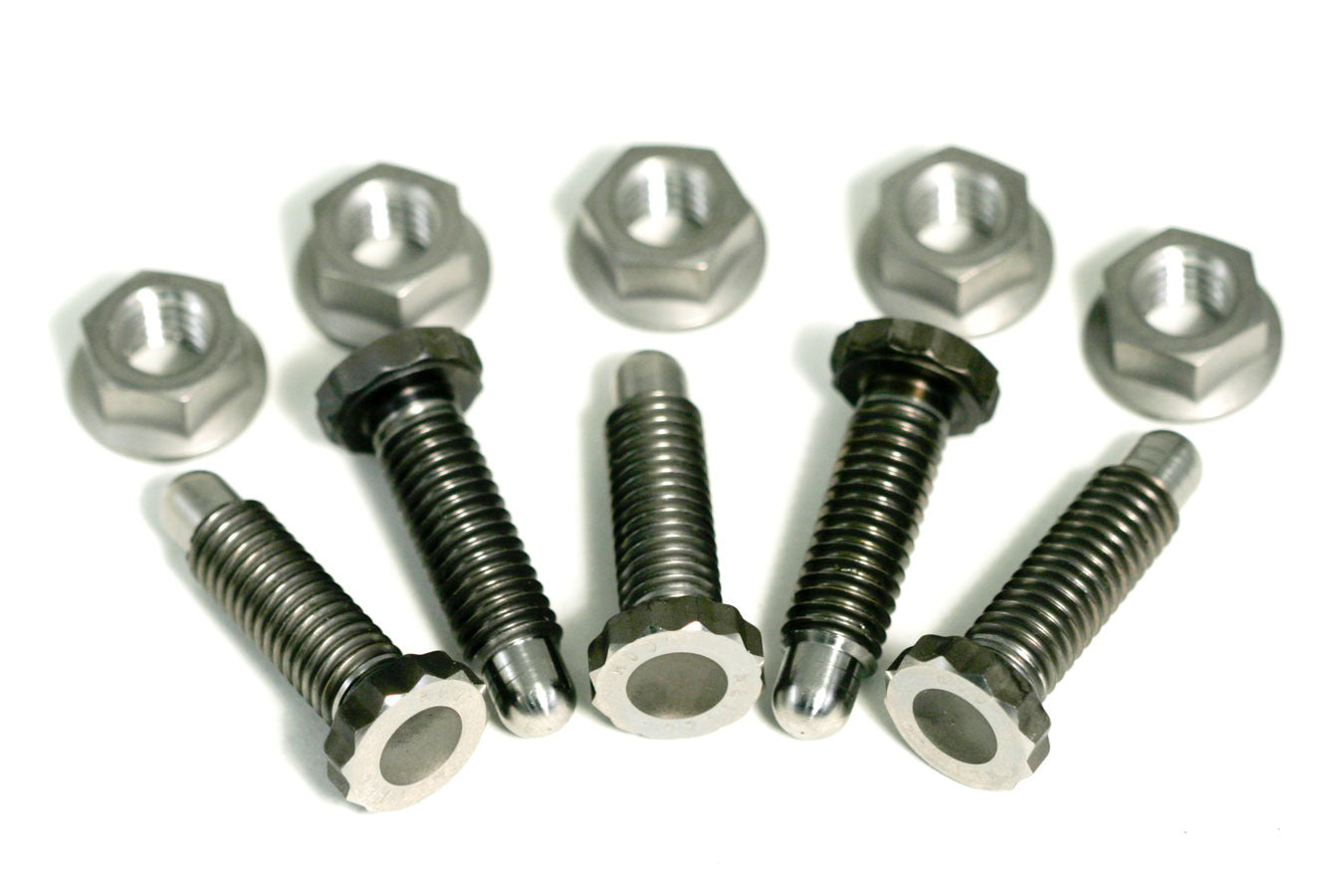 Mettec Ti Front Hub Bolt And Nut Kit Bullet Nose MTTKT533