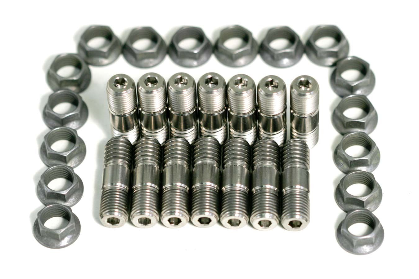 Mettec Ti Header Stud And Nut Kit 14pcs MTTKT534