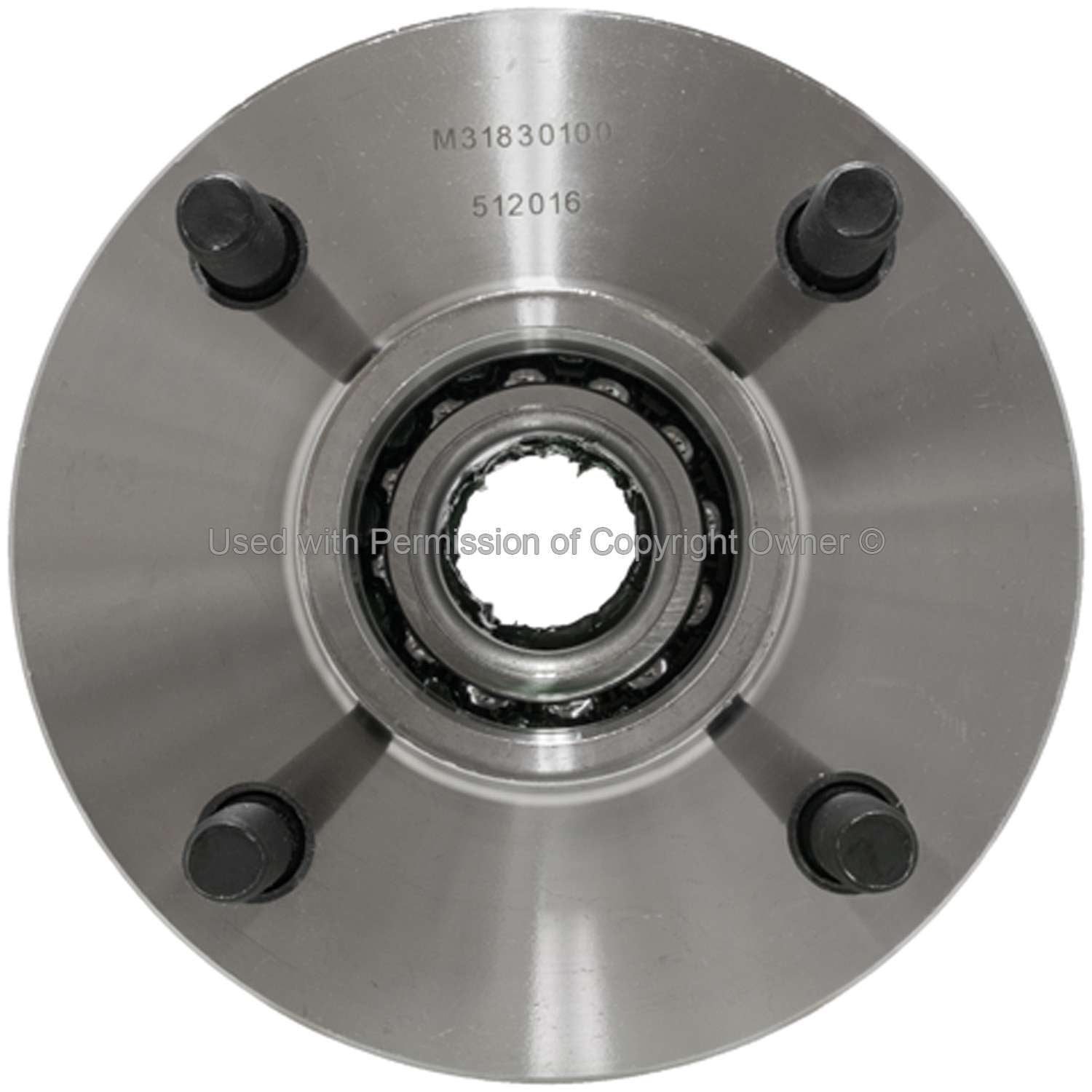 Quality-Built Wheel Bearing and Hub Assembly  top view frsport WH512016