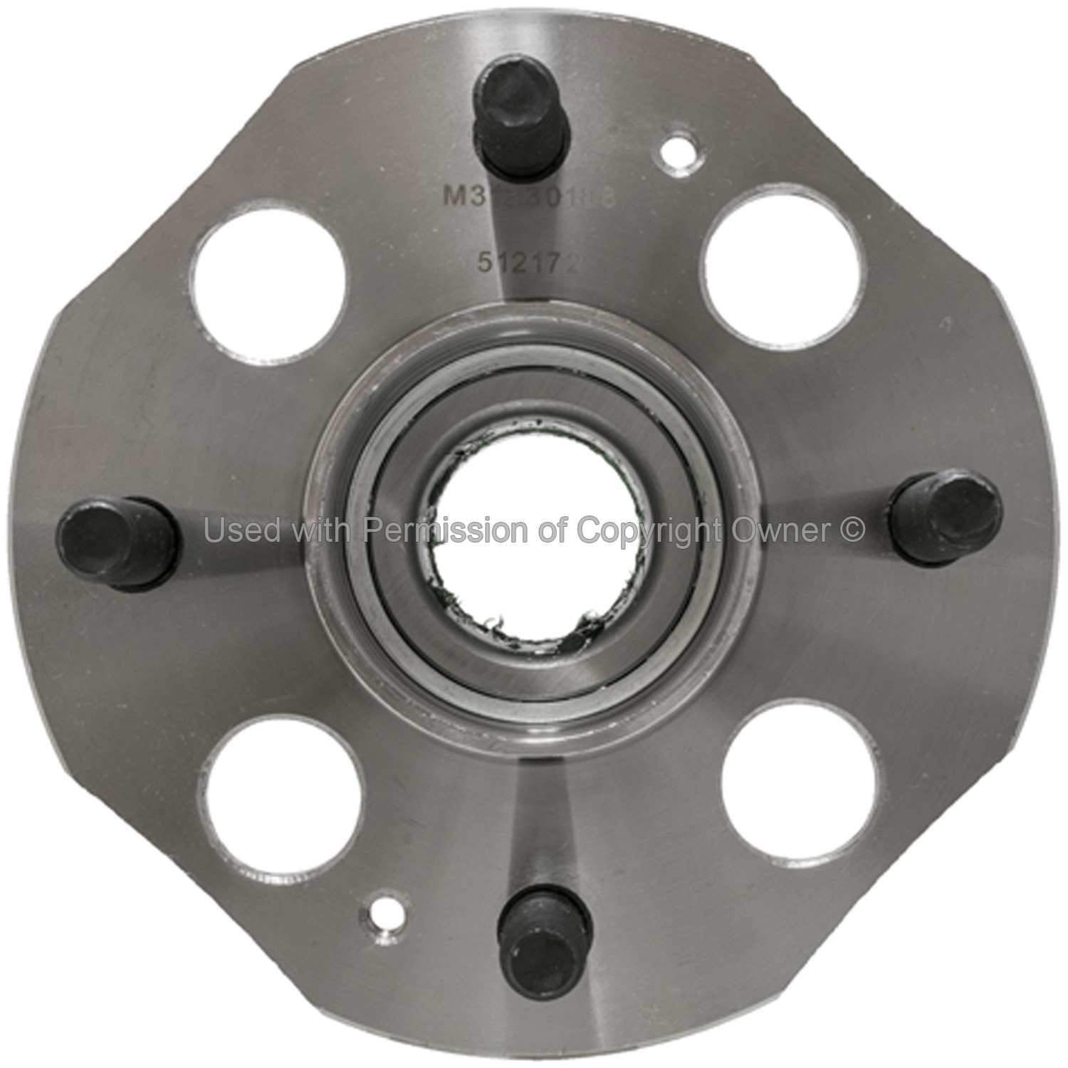 Quality-Built Wheel Bearing and Hub Assembly  top view frsport WH512172