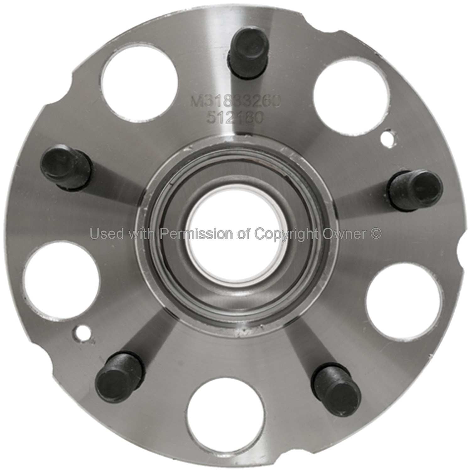 Quality-Built Wheel Bearing and Hub Assembly  top view frsport WH512180