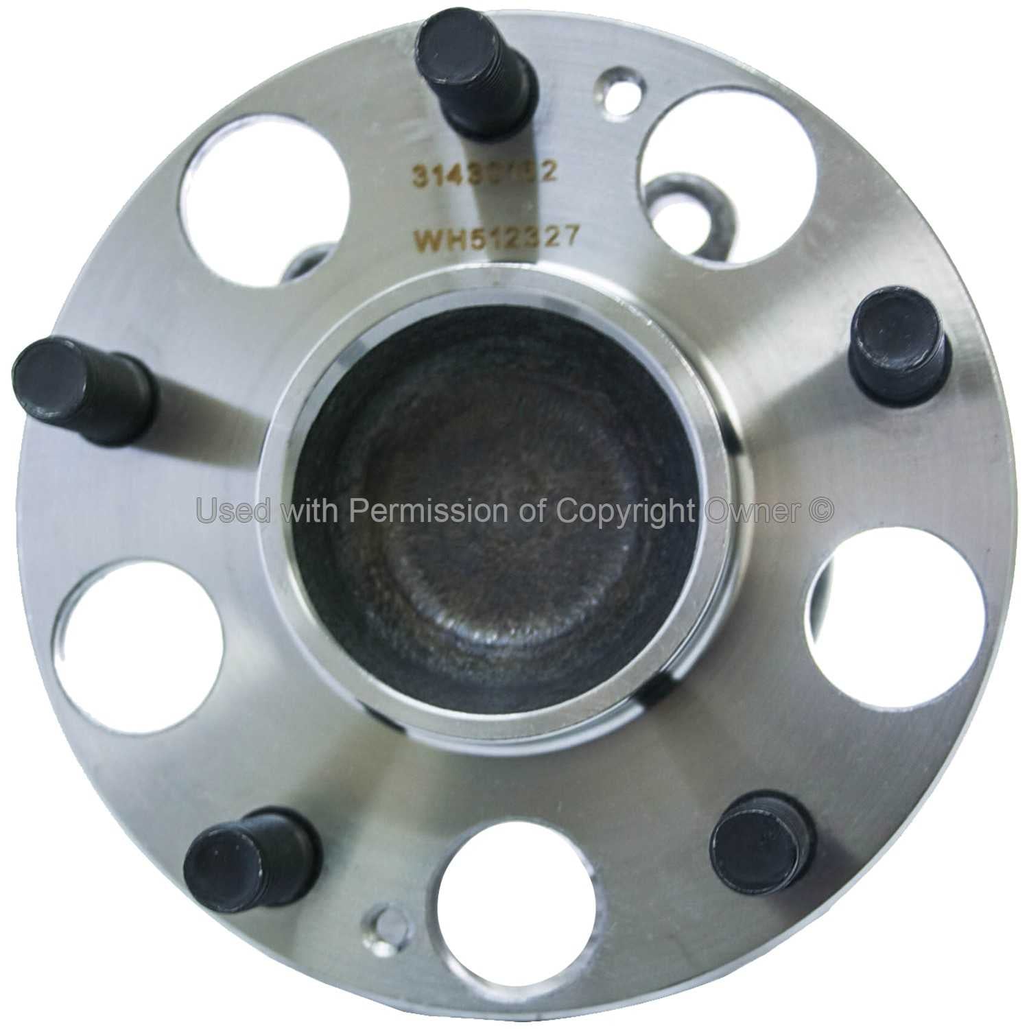 Quality-Built Wheel Bearing and Hub Assembly  top view frsport WH512327