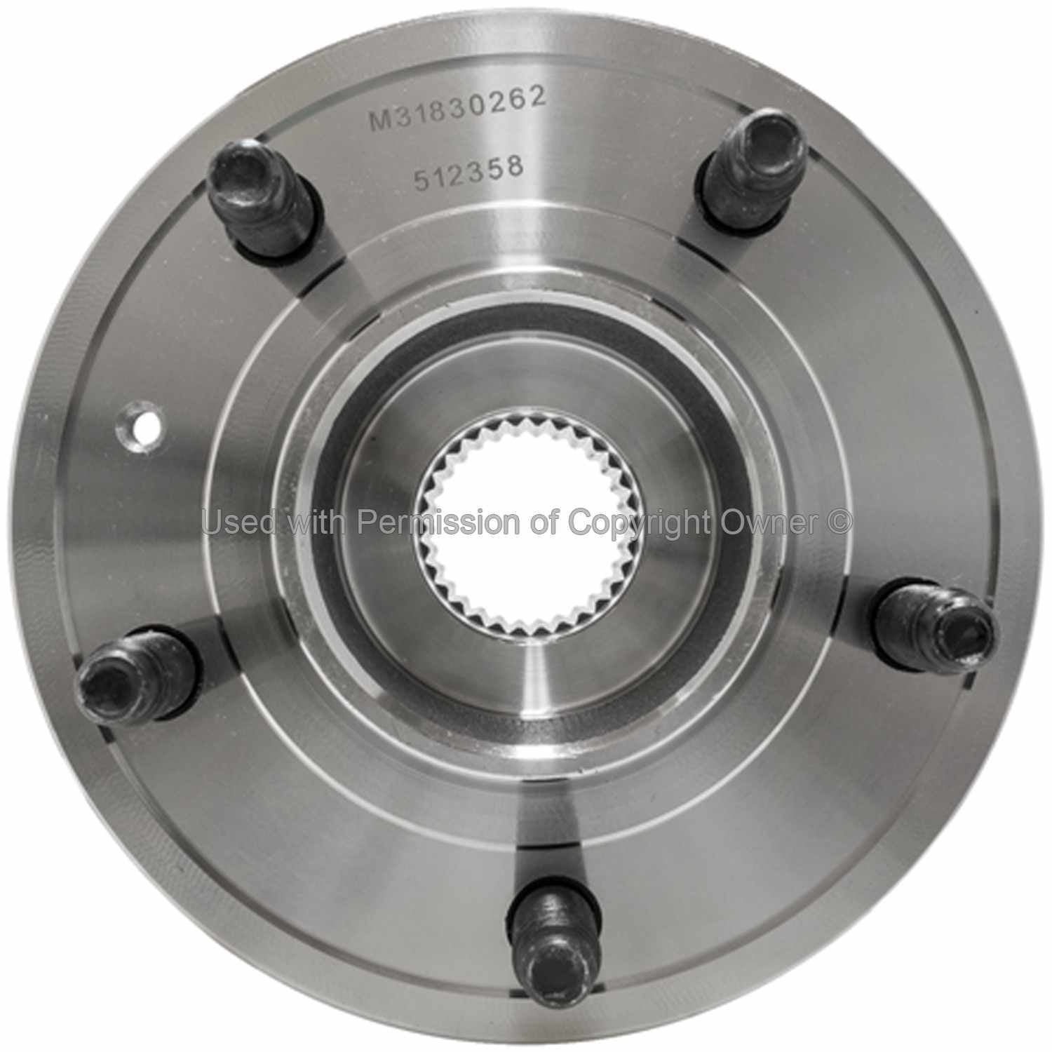 Quality-Built Wheel Bearing and Hub Assembly  top view frsport WH512358