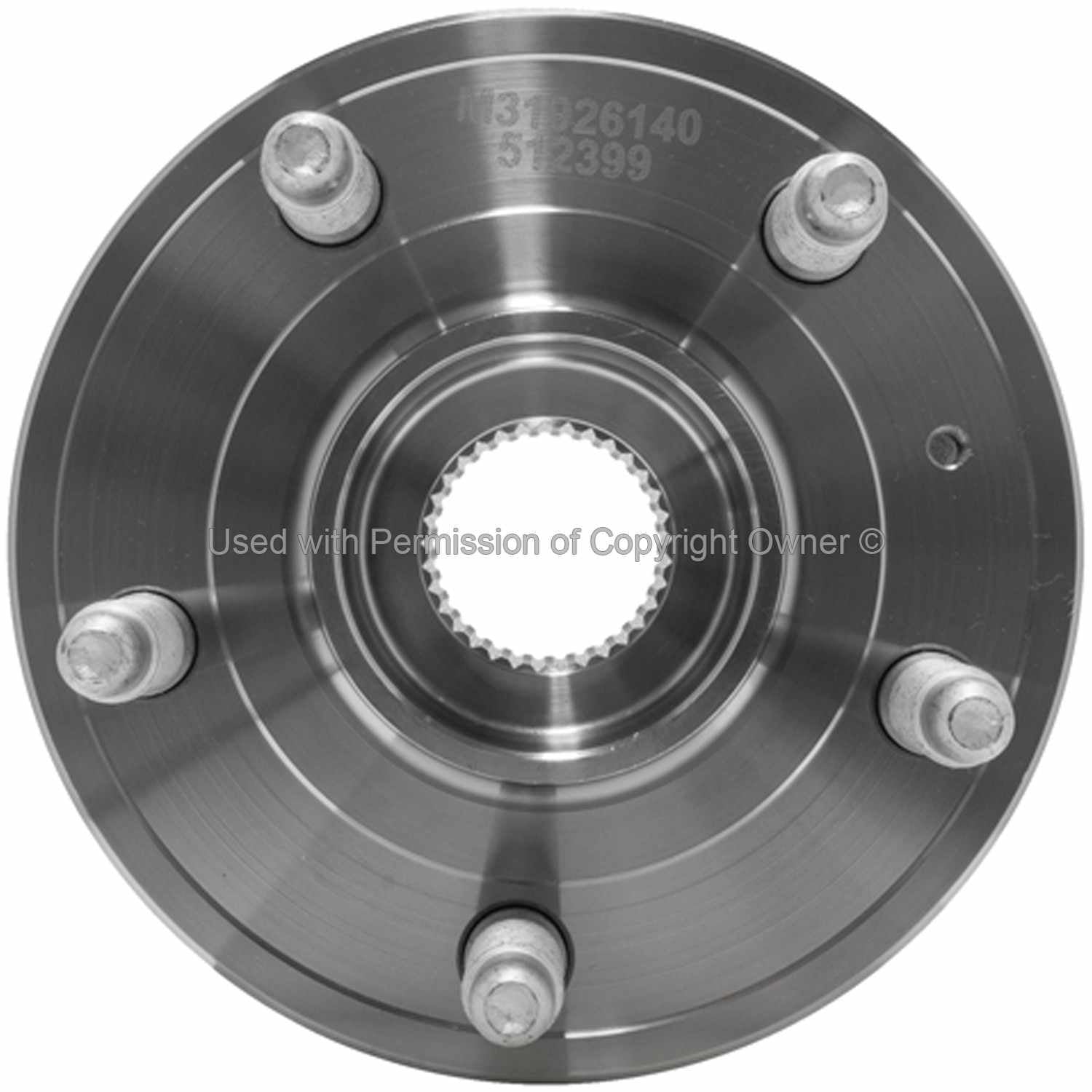 Quality-Built Wheel Bearing and Hub Assembly  top view frsport WH512399