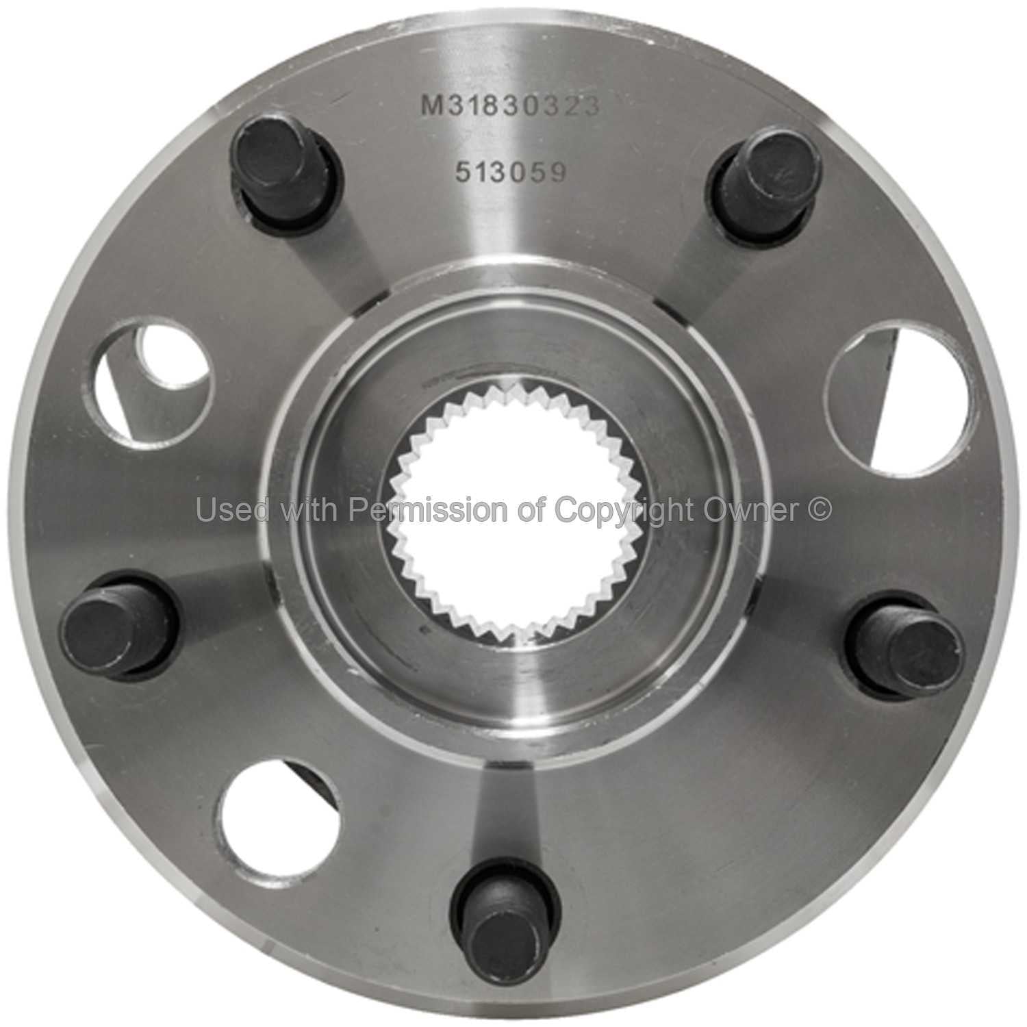 Quality-Built Wheel Bearing and Hub Assembly  top view frsport WH513059