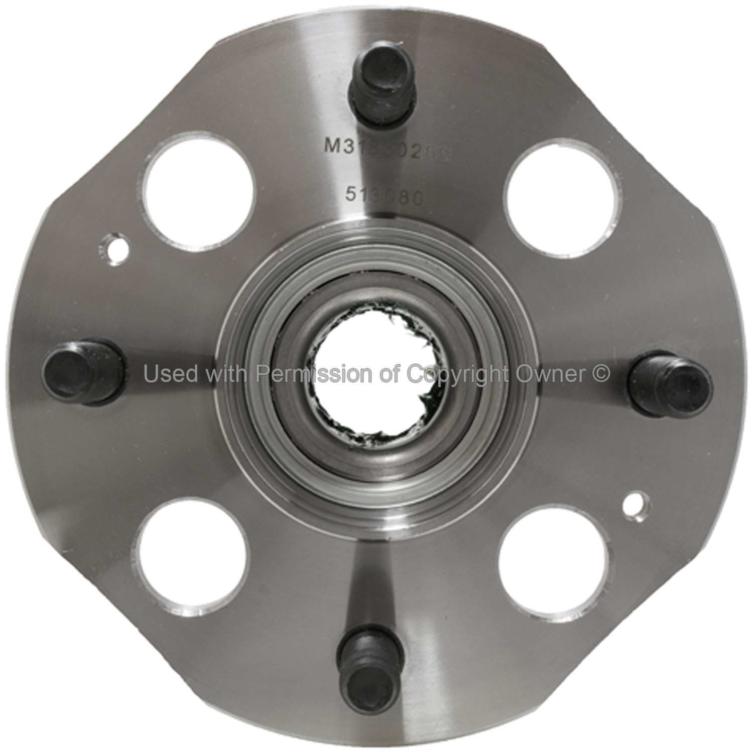 Quality-Built Wheel Bearing and Hub Assembly  top view frsport WH513080