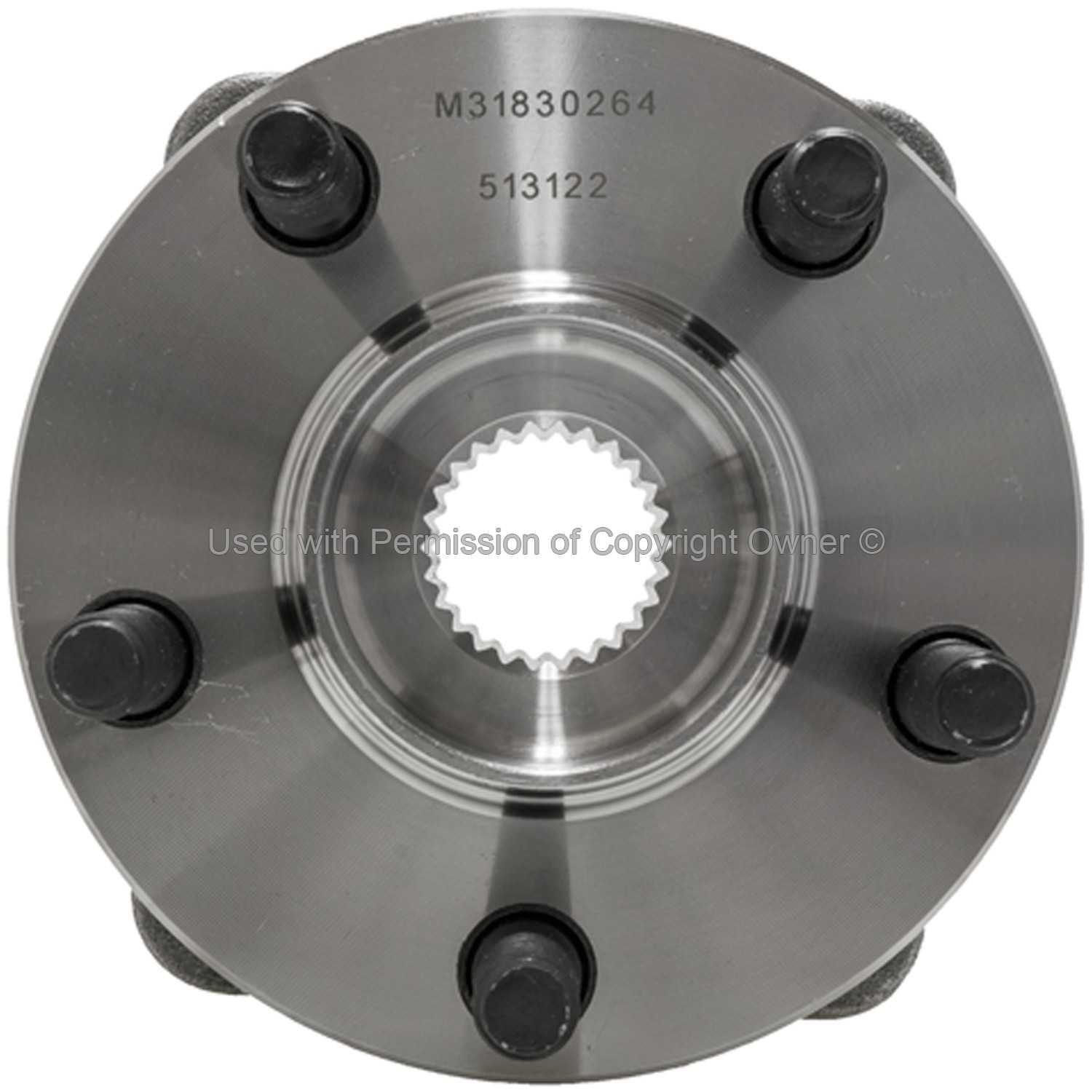 Quality-Built Wheel Bearing and Hub Assembly  top view frsport WH513122